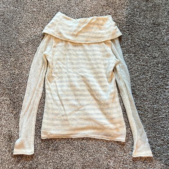 MOTH Alpaca Wool Blend Turtle Neck Sweater Size M Preppy Luxe Casual Minimalist - Picture 5 of 10